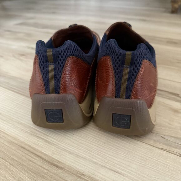 Cole Haan Men's Nike Air Driving Loafers Brown Leather Slip On Shoes Size 12 - Picture 5 of 9